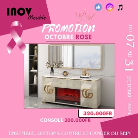 Consoles de maison promo octobre rose15 Spéciale Promo OCTOBRE ROSE

Des Consoles de maisons disponibles en plusieurs couleurs et design. À partir de 300.000fr. Le prix varie selon le modèle.

Possibilité de Livraison dans la ville de  Dakar.

Contactez-nous pour plus d