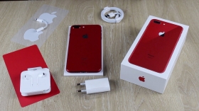 iPhone 8 Plus rouge iPhone 8 Plus 64go couleur rouge neuf dans la boîte avec tous ses accessoires vendu avec facture et garantie possibilité d’échange 