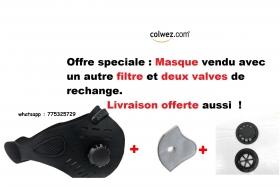 Masque Antimicrobien et Antipollution Éviter la contamination des microbes (Virus-Bactéries) dans l