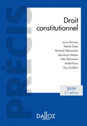 PDF - Droit constitutionnel Louis Favoreu et al.