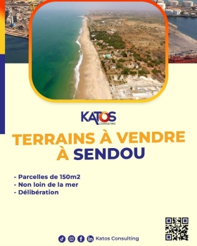 Terrain à vendre à Sendou Sendou non loin de la mer
Nature juridique:Délibération 