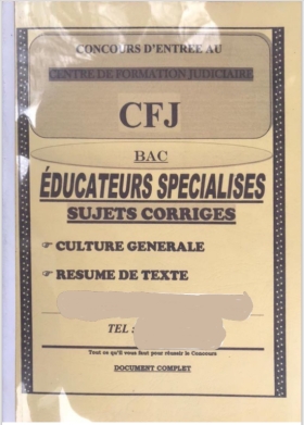 Fascicule concours CFJ PDF