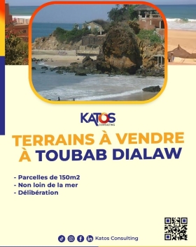 Terrain à vendre à Toubab Dialaw