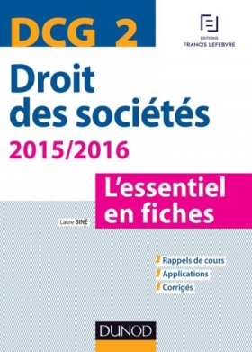 PDF - DCG 2 : droit des sociétés 2015/2016 : l
