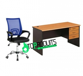 Ensemble tables et chaises de bureau 
