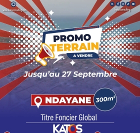 Terrain à vendre à Ndayane extension/Résidence Des terrains à vendre à Ndayane extension et résidence, dans une zone habitée et en pleine expansion, avec eau et éléctricité
Nature juridique: Titre foncier global