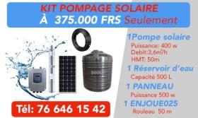 KIT DE POMPAGE SOLAIRE AU SENEGAL 