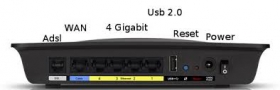 Modem routeur Linksys X3500 Gigabit Dualband Slt je vends ce puissant modem routeur wifi Linksys X3500 Gigabit DualBand 2.4Ghz/5Gz. il a 6 Port au total dont 1port rj11 Adsl, 1port WAN Rj45 et 4port Rj45 Lan Gigabit. Ideal pour des application gourmande en bande passante et  nécessitant une connexion internet Rapide. La Porte wifi est de 100m.