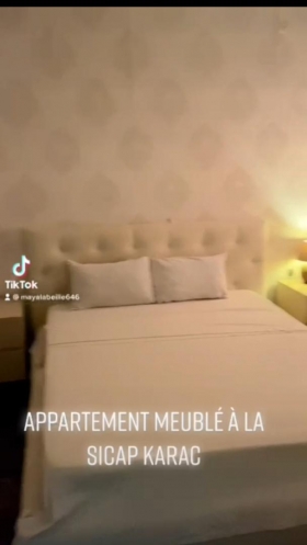 Appartement meublé disponible à la Sicap karac