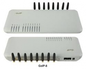 Vends GoIP 8 ports voip passerelle gsm/voip passerelle sip/IP Vends super  GoIP-8 GSM, il  permet le routage direct entre le réseau IP et GSM sans l