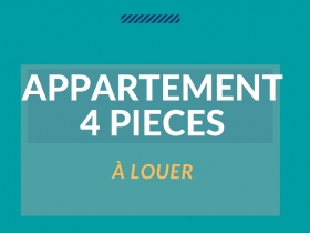 Location appartement 4 pièces à l