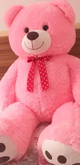 Gros Nounours Geant Rose