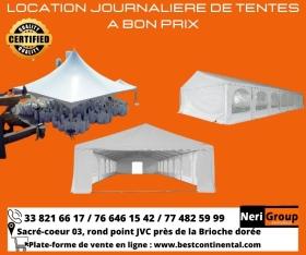 LOCATION JOURNALIERE DE TENTES ET BÂCHES A DAKAR 02 