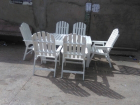 chaise jardin en bois chaise jardin en bois
1) table + 4 chaise
2) table + 6 chaise