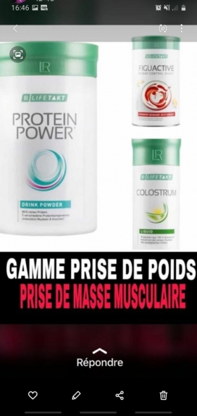 Protéine Powder pour perte de poids Poudre de protéine et jus d