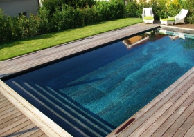 Carreaux piscine italien en pierre bali Carreaux piscine pierre bali