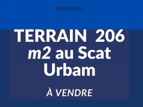 Vente terrain 206 m2 à Scat Urbam Terrain à vendre 206 m2 à scat Urbam / prix: 80 millions CFA.

