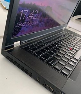 Lenovo ThinkPad T530 coré i7 RAM 8giga LENOVO THINKPAD T530
PROCESSEUR:Core i7 vPro 3840QQM,2.80GHz pouvant aller jusqu