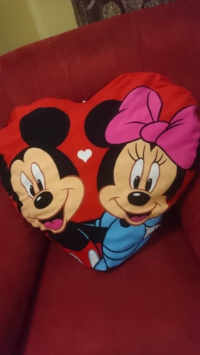 Coussin Mickey Love Minnie 