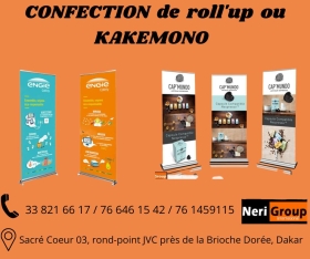 CONFECTION DE ROLL'UP / KAKEMONO AU SENEGAL 02