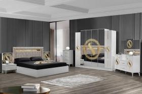 Chambre a coucher Turque de luxe 20 Des chambres a coucher Turque composer de : Un lit double avec 2 chevets + une coiffeuse + Armoire 6 battants + un miroir + un rangement a 4 tiroir
Disponible en différents modeles.
Veillez nous contacter pour plus d