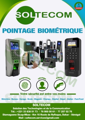 Pointage Biométrique Sénégal 