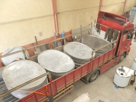 Virole fond bombe acier aluminium Fonds de cuve fond plat conique chez fournisseur en TURQUIE