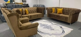Salon velours et tissu Salons neufs en velours et en tissu disponibles chez Inovmeuble à partir de cinq cent cinquante mille francs CFA 

Livraison gratuit dans la ville de Dakar 