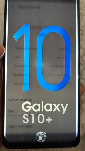 Samsung Galaxy S10+ Galaxy S10+ 512GB 8GB RAM Water/Dustproof neuf