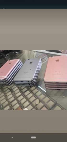 Iphone 6s pink and grey