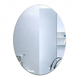 Miroir Salle de Bain Grand Miroir Simple Ovale - Miroirs de courtoisie muraux sans Cadre 