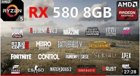 Carte graphique AMD Rx 580 8GB