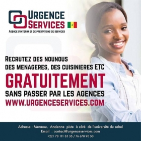 FEMME DE MENAGE  Des employés de maison disponibles partout au Sénégal 