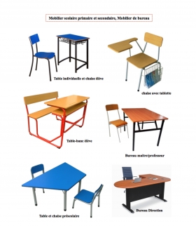 Table bancs pour école