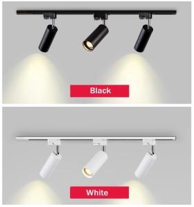 luminaire avec rails