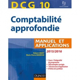 PDF - DCG 10 : comptabilité approfondie : manuel : 2015/2016