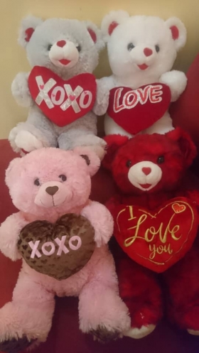 Peluche Ours Love/Xoxo