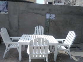 chaise jardin en bois chaise jardin en bois
1) table + 4 chaise
2) table + 6 chaise