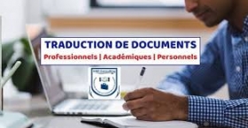 Traduction certifiée de documents (Anglais<=>Français)