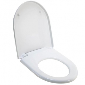 Abattant de toilette thermoplastique blanc wc suspendu cuvette Entraxe 150 mm
