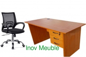 Tables bureau avec retour Des tables bureau disponibles en plusieurs modèles, les prix varient en fonction des modèles.
Livraison + montage gratuit dans la ville de Dakar. Veuillez nous contacter pour plus d